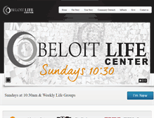 Tablet Screenshot of beloitlifecenter.org